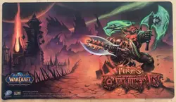 World of Warcraft Trading Card Game (WoW TCG) Fires of Outland playmat - Image 1
