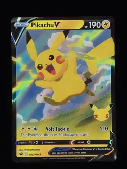 Pikachu V SWSH143 Pokemon SWSH: Sword & Shield Promo Cards 🔥🔥🔥 - Image 1