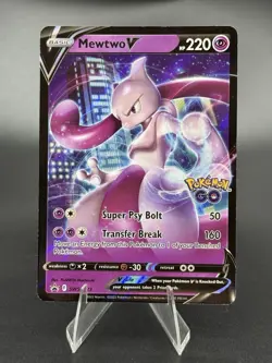 Mewtwo V - SWSH223 - Pokemon Go Black Star Promo - LP - Pokemon TCG - Image 1