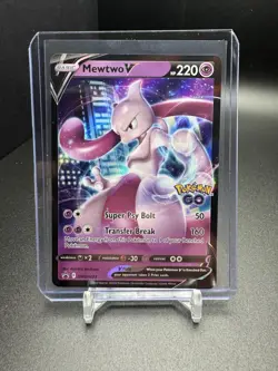 Mewtwo SWSH223 Black Star Promos GO Stamped Ultra Rare Holo Pokemon TCG 2022 NM - Image 1