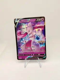 Mewtwo SWSH223 Black Star Promos GO Stamped Ultra Rare Holo Pokemon TCG 2022 NM - Image 1