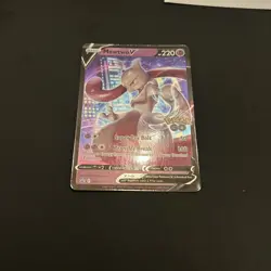 Pokemon Go Mewtwo V SWSH223 Ultra Rare Promo Card Pokemon TCG - Image 3