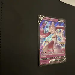 Pokemon Go Mewtwo V SWSH223 Ultra Rare Promo Card Pokemon TCG - Image 5