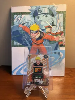 Kayou Exclusive Naruto Uzumaki Sealed Promo Card NRSA-PR-003 + PSA Magazine - Image 1
