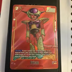 Frieza - SB02-053 Alternate Art Manga Booster 02 Dragon Ball Card English - Image 1