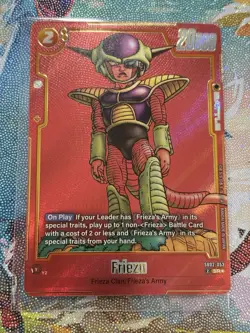 Frieza - SB02-053 Alternate Art Manga Booster 02 Dragon Ball Card English - Image 1