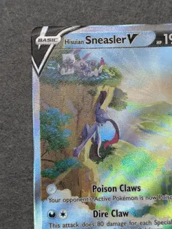 Hisuian Sneasler V Alt Art 175/189 Pokemon Sword & Shield Astral Radiance- Mint - Image 3