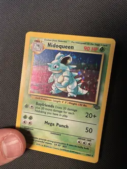 Pokemon TCG Nidoqueen 7/64 Jungle Holo Rare Lp/Mp Vintage WOTC 1999 - Image 2