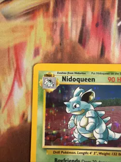 Pokemon Nidoqueen TCG Jungle Holo Card 7/64 Unlimited Holo Rare LP - Image 3
