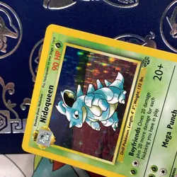 Pokemon TCG Nidoqueen Jungle 7/64 Holo Unlimited Holo Rare LP + - Image 3
