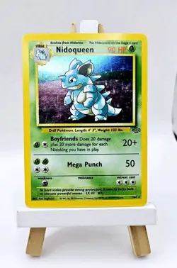 Pokemon TCG - Nidoqueen - Jungle Holo Rare - 7/64 1999 Unlimited LP/NM - Image 1