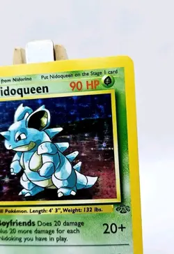 Pokemon TCG - Nidoqueen - Jungle Holo Rare - 7/64 1999 Unlimited LP/NM - Image 3