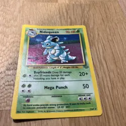 Pokemon TCG Nidoqueen Jungle Holo Rare Card 7/64 1999 Unlimited LP WOTC - Image 4