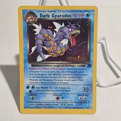 Pokemon TCG Dark Gyarados Prerelease Team Rocket Holo Rare 8/82 LP - Image 1