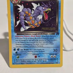 Dark Gyarados 8/82 Holo WOTC Team Rocket Prerelease Promo Pokemon Card - HP - Image 2
