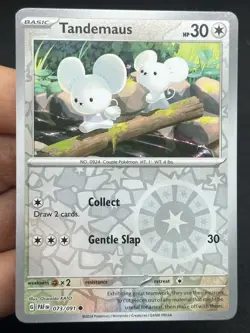 Tandemaus 073/091 Reverse Holo- LP-NM - Pokemon TCG Card - Image 1