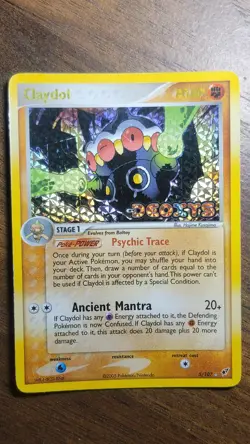 Pokemon TCG Claydol EX Deoxys Holo Rare Card 5/107 Stamped - Image 1