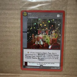 MetaZoo Kickstarter WPT Holo Promo Card Cryptid Nation Playing Poker Sealed - Image 1