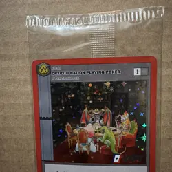 MetaZoo Kickstarter WPT Holo Promo Card Cryptid Nation Playing Poker Sealed - Image 2