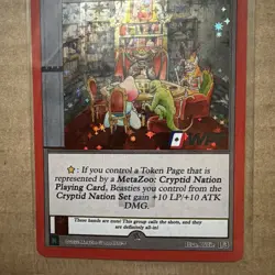 MetaZoo Kickstarter WPT Holo Promo Card Cryptid Nation Playing Poker Sealed - Image 3