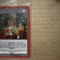 MetaZoo Kickstarter WPT Holo Promo Card Cryptid Nation Playing Poker Sealed - Image 4