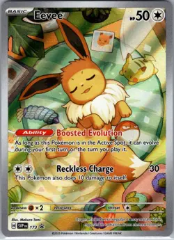 Eevee # 173 Black Star Sv Scarlet & Violet Promo Card Holo Pokemon - Image 1