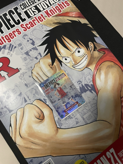 One Piece Monkey D. Luffy College Basketball US Voyage Promo Card - Image 2
