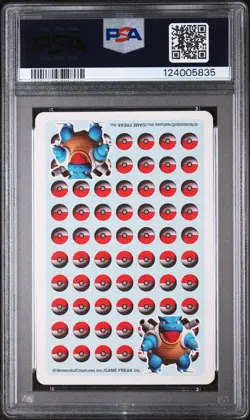 1998 POKEMON STADIUM BLUE VERSION PLAYING CARDS QUEEN OF CLUBS HAUNTER PSA 10 - Image 2
