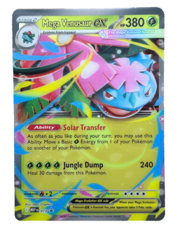 Mega Venusaur EX Pokemon TCG Jumbo Card 013 Black Star Promos (MEP) NM - Image 1