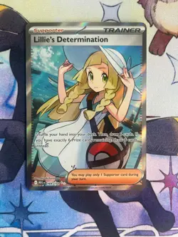 Lillie's Determination 169/132 Ultra Rare Mega Evolution Pokemon NM Card - Image 1