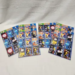 Lot of 6 1999 Burger King Pokemon Trivia Cards - UNCUT SHEETS - Image 1