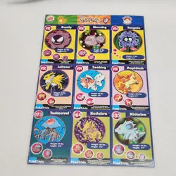 Lot of 6 1999 Burger King Pokemon Trivia Cards - UNCUT SHEETS - Image 4
