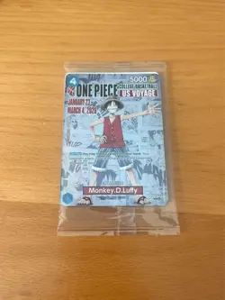 RUTGERS One Piece Monkey D. Luffy US College Basketball Promo Card (sealed) - Image 1