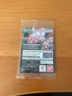 RUTGERS One Piece Monkey D. Luffy US College Basketball Promo Card (sealed) - Image 2