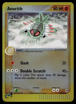 Pokemon Card - Anorith Sandstorm 28/100 Uncommon Reverse Holo - Image 1