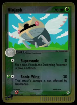 Pokemon Card - Ninjask Dragon 38/97 Uncommon Reverse Holo - Image 1