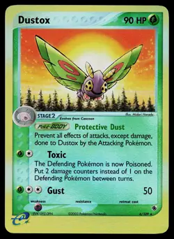 Pokemon Card - Dustox Ruby and Sapphire 6/109 Reverse Holo - Image 1