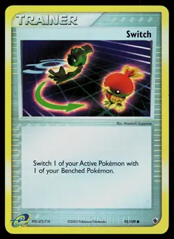 Pokemon Card - Switch Ruby and Sapphire 92/109 Common Reverse Holo - Image 1
