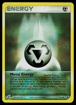 Pokemon Card - Metal Energy Ruby and Sapphire 94/109 Rare Reverse Holo - Image 1