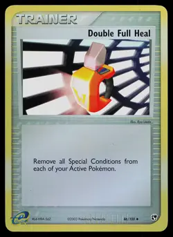 Pokemon Card - Double Full Heal Sandstorm 86/100 Uncommon Reverse Holo - Image 1