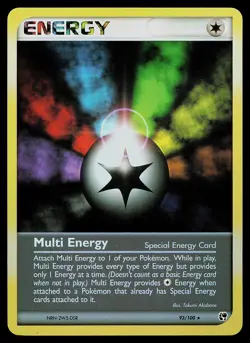 Pokemon Card - Multi Energy Sandstorm 93/100 Rare Reverse Holo - Image 1