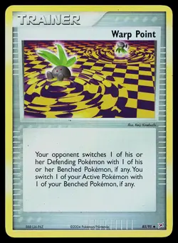 Pokemon Card - Warp Point Team Magma vs Team Aqua 85/95 Reverse Holo - Image 1