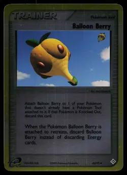 Pokemon Card - Balloon Berry Dragon 82/97 Uncommon Reverse Holo - Image 1