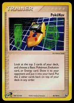 Pokemon Card - Pokenav Ruby and Sapphire 88/109 Uncommon Reverse Holo - Image 1