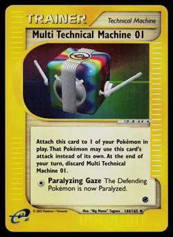 Pokemon Card - Multi Technical Machine 01 Expedition 144/165 Reverse Holo - Image 1