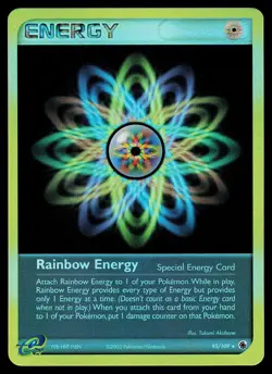 Pokemon Card - Rainbow Energy Ruby and Sapphire 95/109 Rare Reverse Holo - Image 1