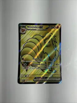 Ninetales ex 186/165 Sv: Scarlet & Violet 151 Holo Pokemon TCG Card - Image 1