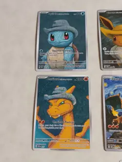 6 Pokemon x Van Gogh Black Star Promo ACG Art Card - read description - Image 2