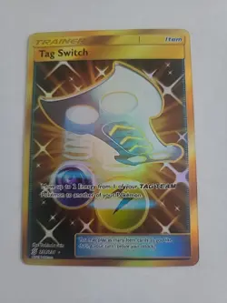 Tag Switch - 254/236 - Pokemon Unified Minds Sun & Moon Secret Rare Card NM - Image 1