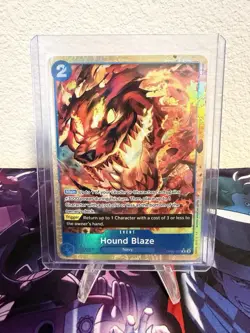 One Piece TCG PRB-01 Hound Blaze (OP05-057) Alternative Art Card English - Image 1